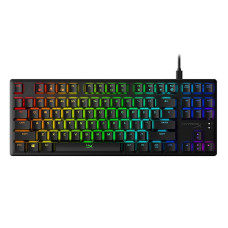 HyperX Alloy Origins Core - Tenkeyless Mechanical Gaming Keyboard, Software Controlled Light & Macro Customization, Compact Form Factor, RGB LED Backlit, Tactile HyperX Aqua Switch,Black